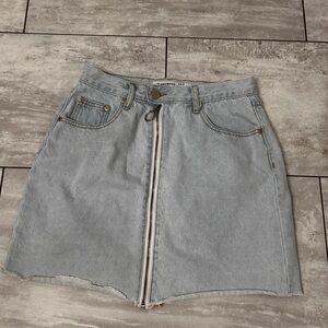 Glamorous denim mini skirt size 6 excellent condition